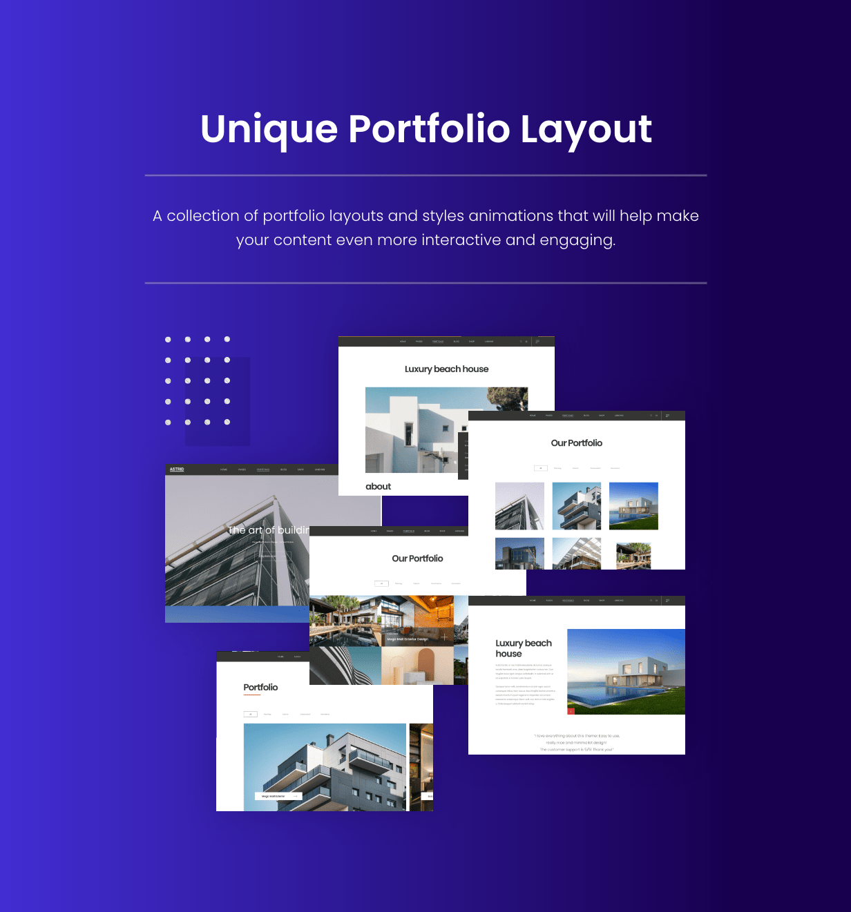 Inside Space - Theme Settings