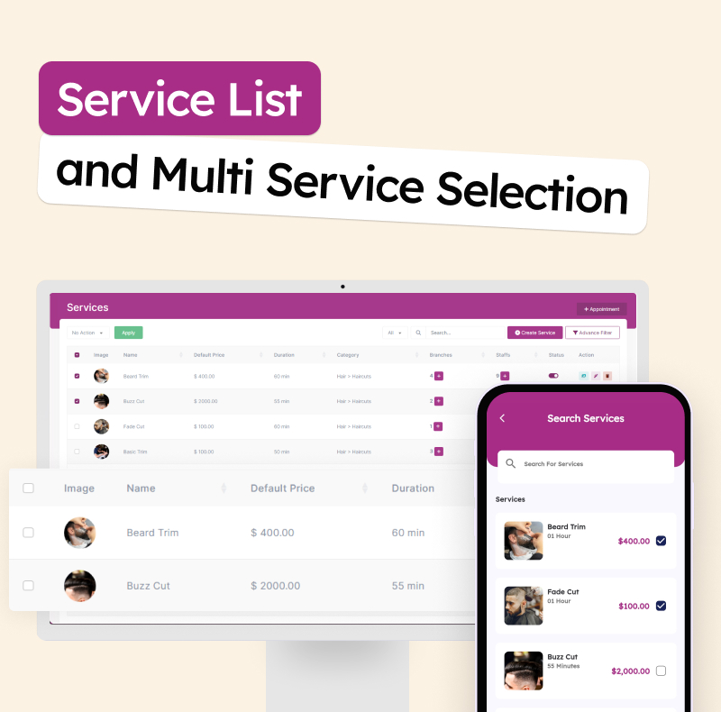Cares - Software for Salons and Spa Businesses - Feature showcase 11