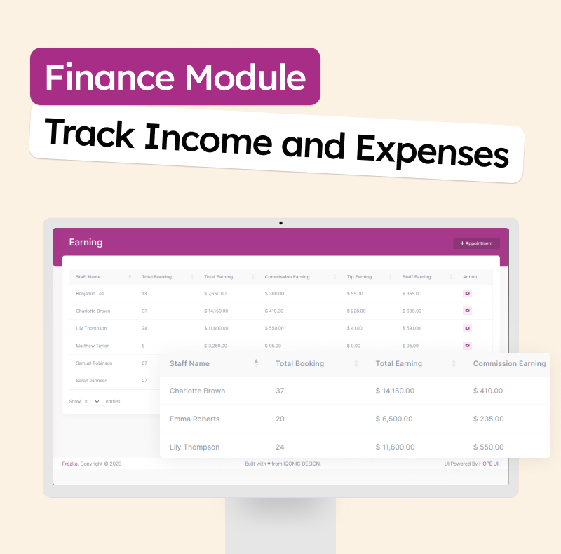 Cares - Software for Salons and Spa Businesses - Feature showcase 15