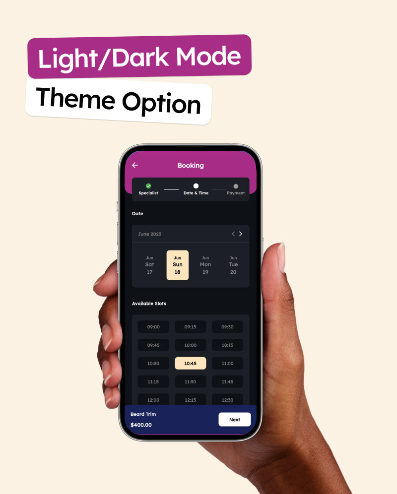Cares - Software for Salons and Spa Businesses - Feature showcase 26