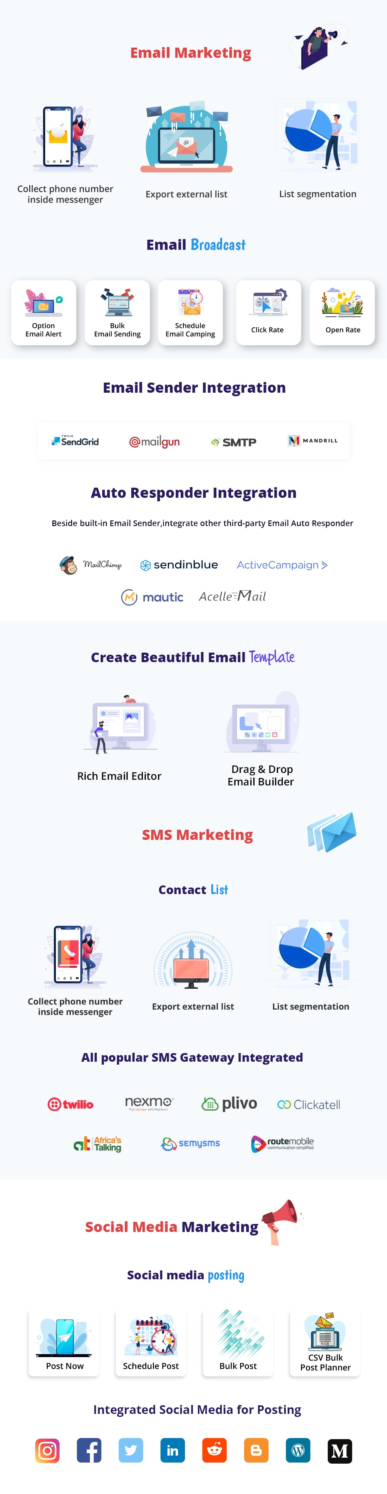 Chat Central Social Media