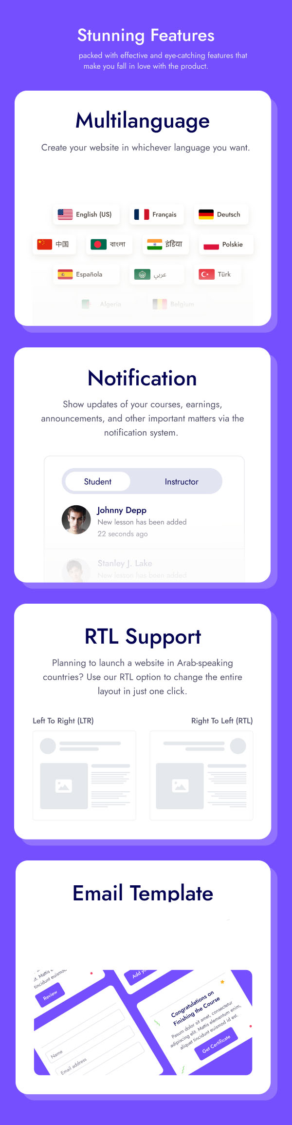 CourseWays - Udemy Clone - Online Courses and Learning Management System - Feature showcase 10