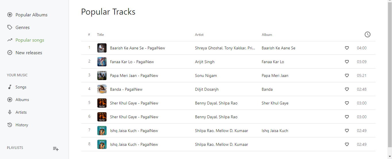 Musicania - Music Streaming Platform - Feature showcase 4