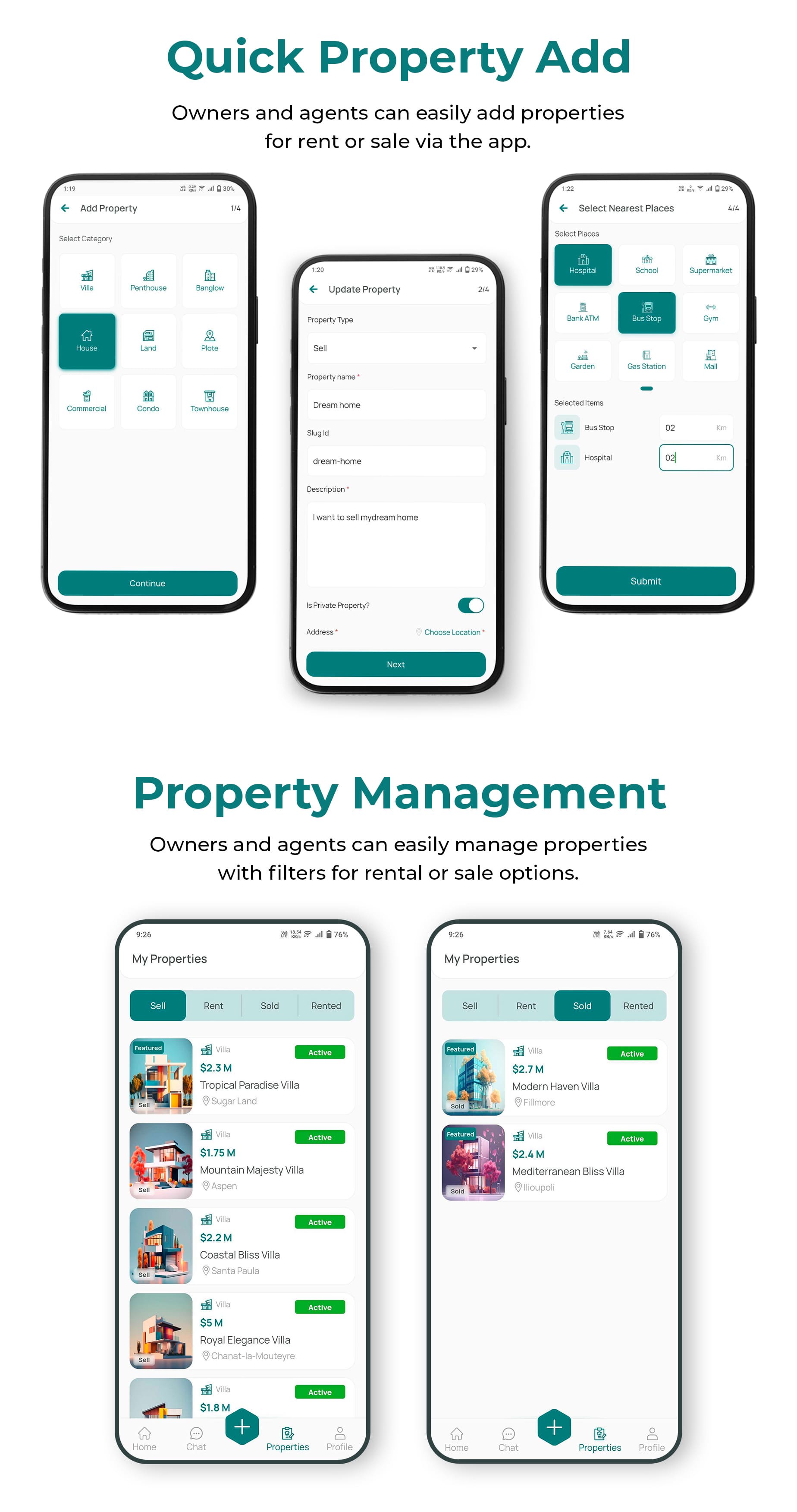 RealtorStack - Real Estate Property Buy-Rent-Sell Platform - Feature showcase 11