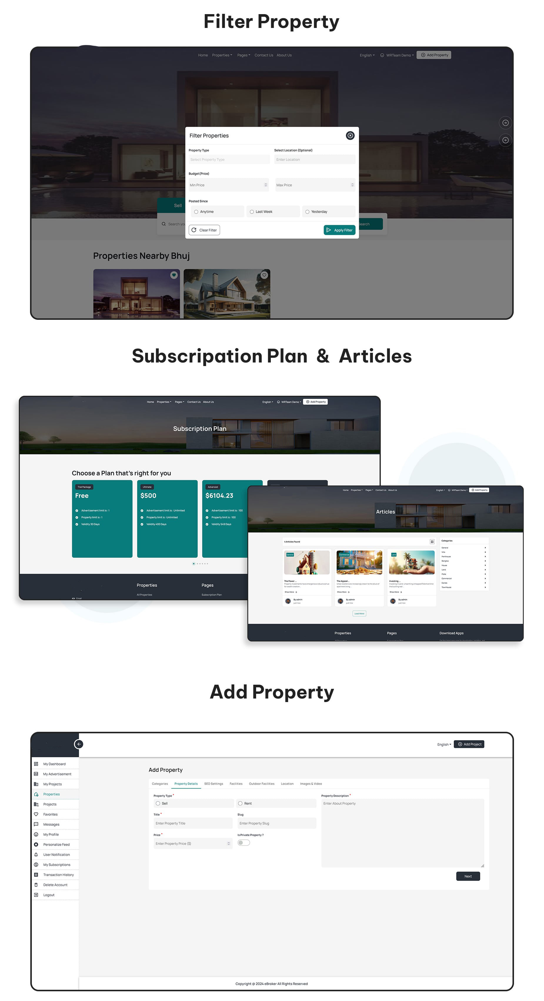 RealtorStack - Real Estate Property Buy-Rent-Sell Platform - Feature showcase 24