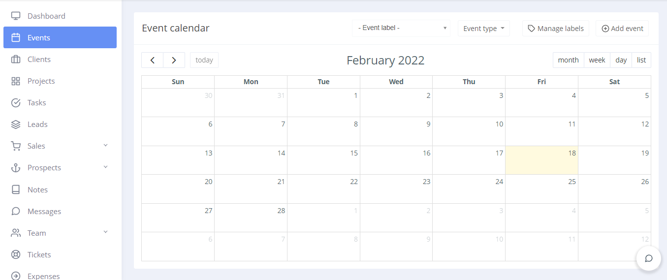 Ristly - CRM & Project Manager - Feature showcase 5