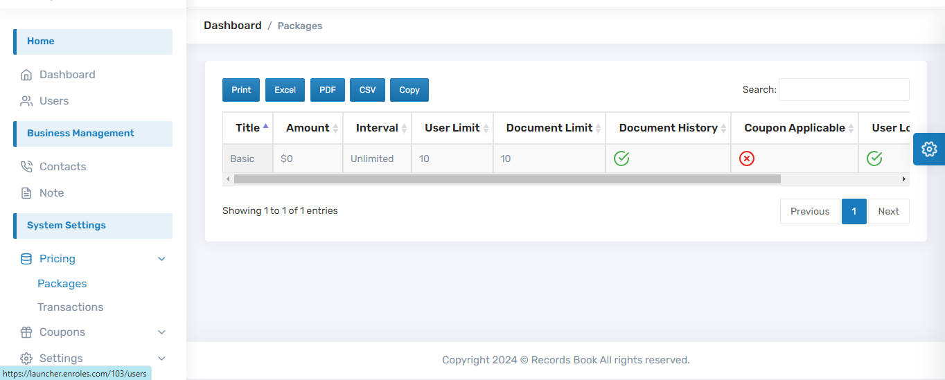 Records Book - SaaS Digital Record Management System - Feature showcase 4