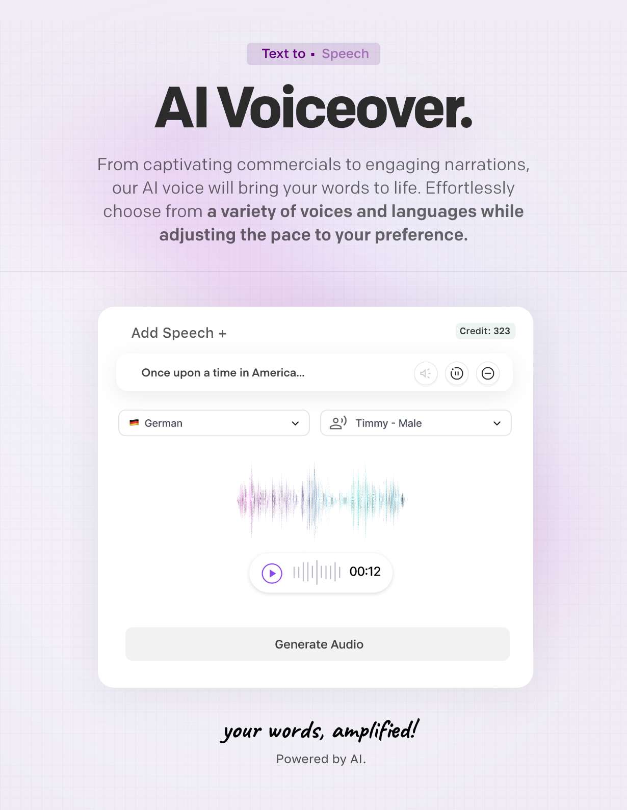 WriteTalent - Video Generator Desc