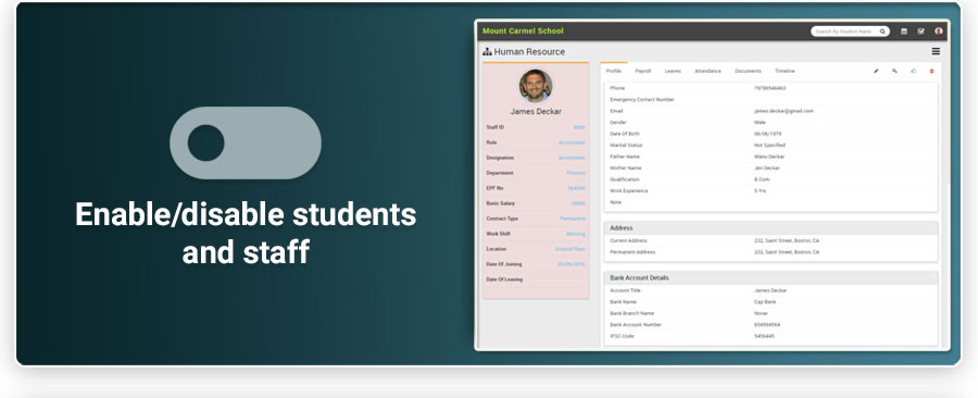 SchoolFare - Best School Management System with Android app - Feature showcase 19