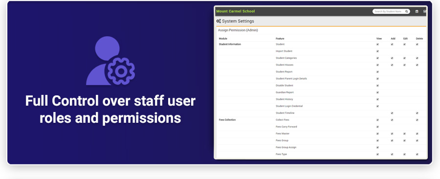 SchoolFare - Best School Management System with Android app - Feature showcase 21