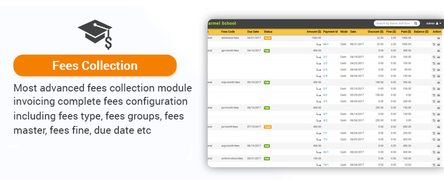 SchoolFare - Best School Management System with Android app - Feature showcase 32