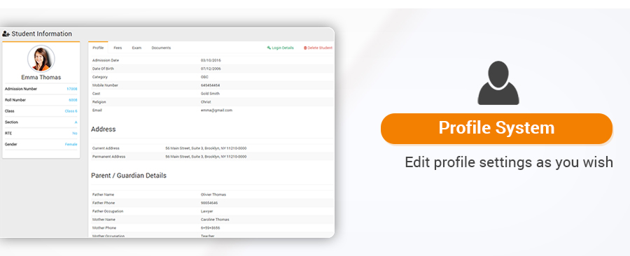 SchoolFare - Best School Management System with Android app - Feature showcase 39