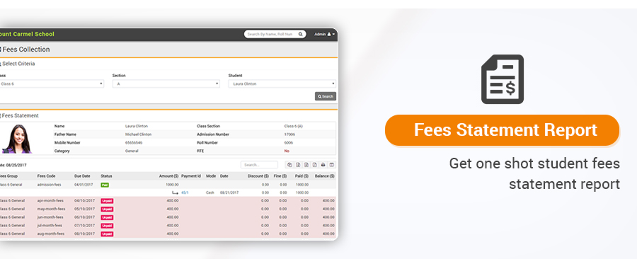 SchoolFare - Best School Management System with Android app - Feature showcase 59