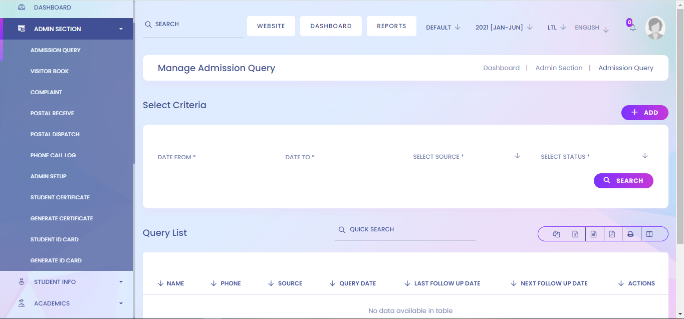 SchoolRoster - School Management System - Feature showcase 5
