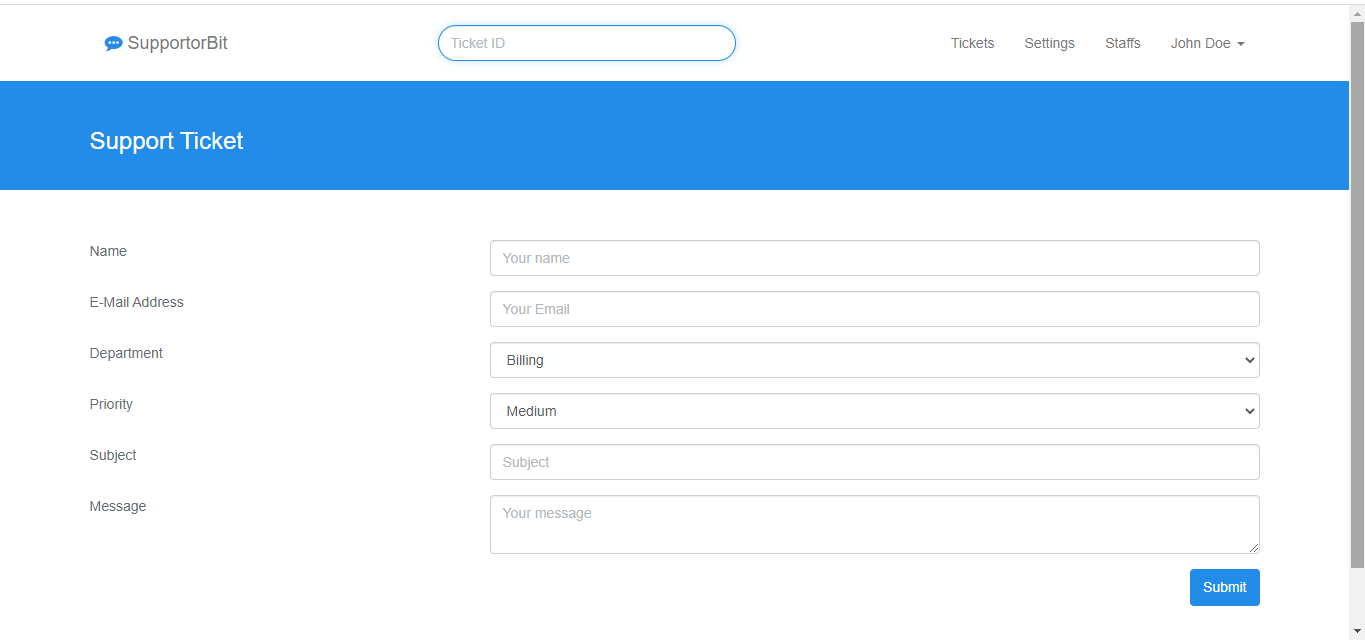 SupportorBit - Support Ticket Management System - Feature showcase 4