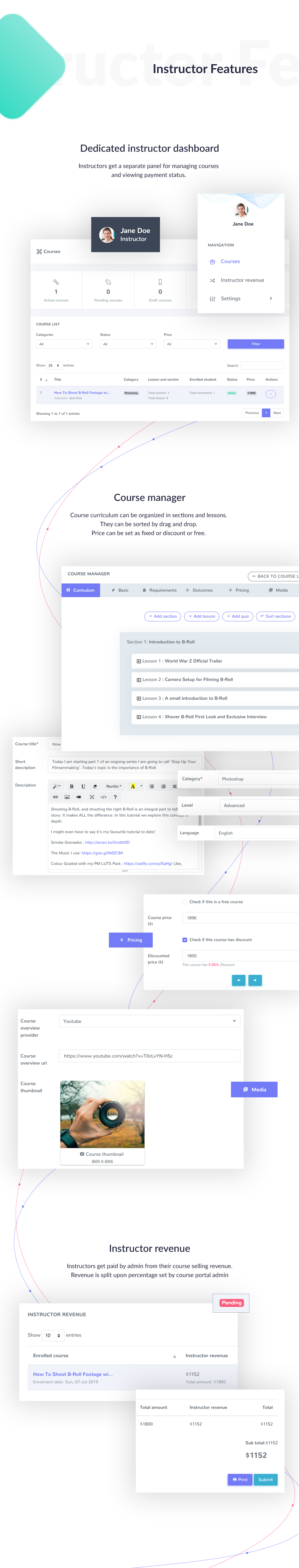 RatedTutors - Teacher Appointment Booking System for Private Teachers with Commission and LMS - Feature showcase 4