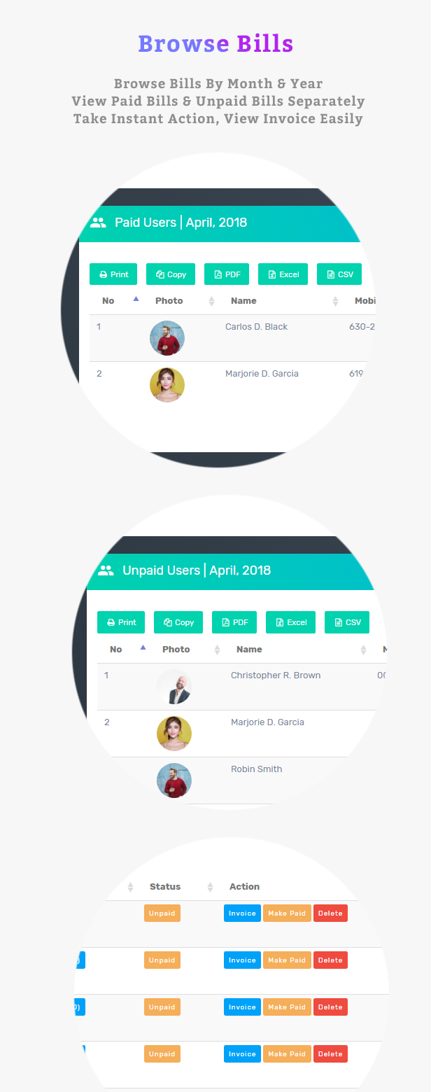 Viziweb - ISP Management System - Feature showcase 6