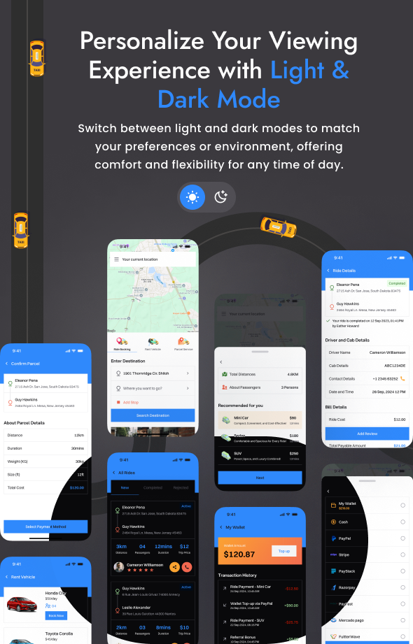 WorkCab - Complete Taxi App | Taxi Booking Solution - Feature showcase 8