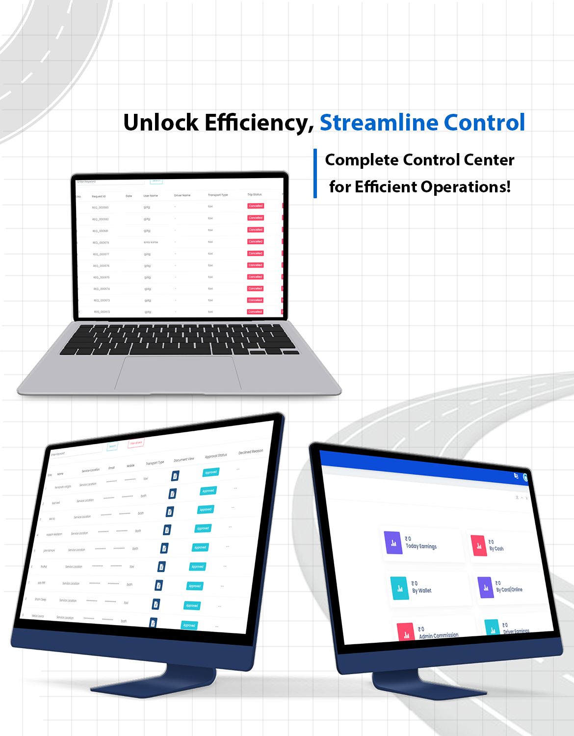 Zuper - Taxi + Goods Delivery Complete Solution - Feature showcase 10