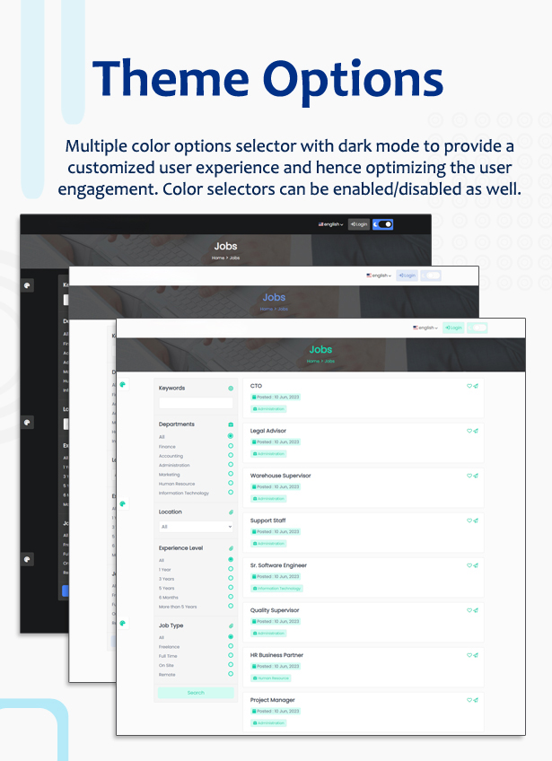 Findona recruitment dashboard overview