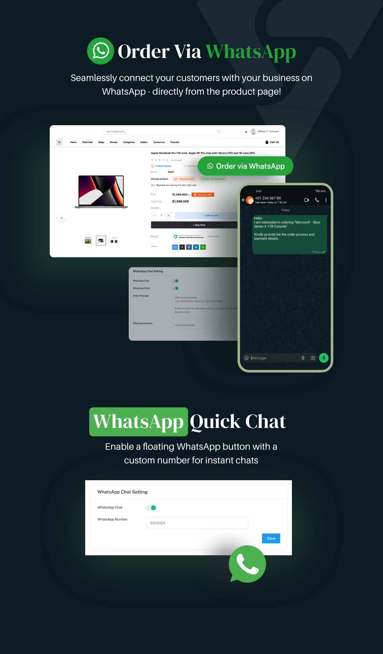 Luxury product presentation