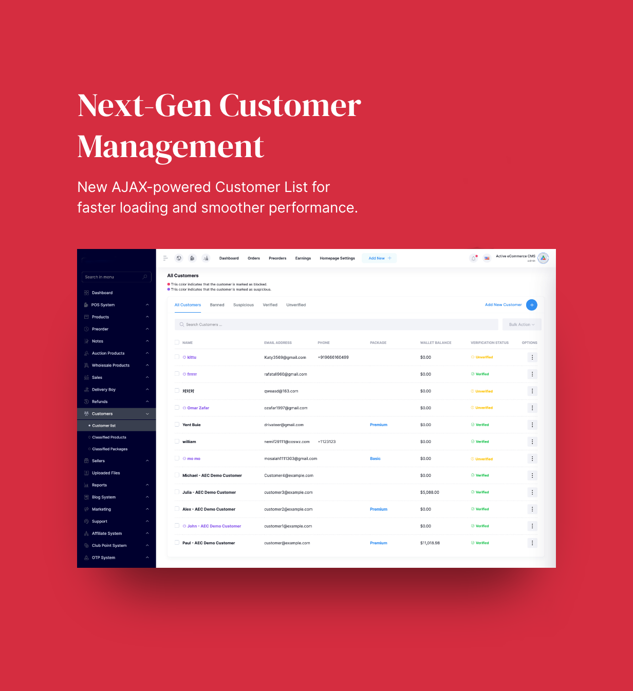 Global rate update system