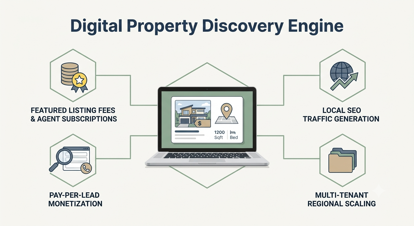 Property Listing Website Business Model Explained for Beginners