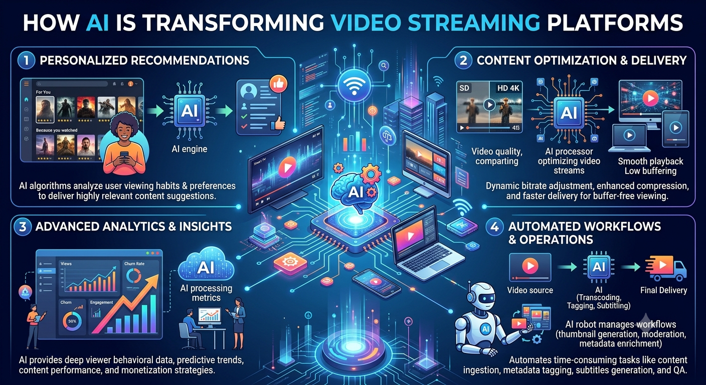 How AI Is Transforming Video Streaming Platform Solutions