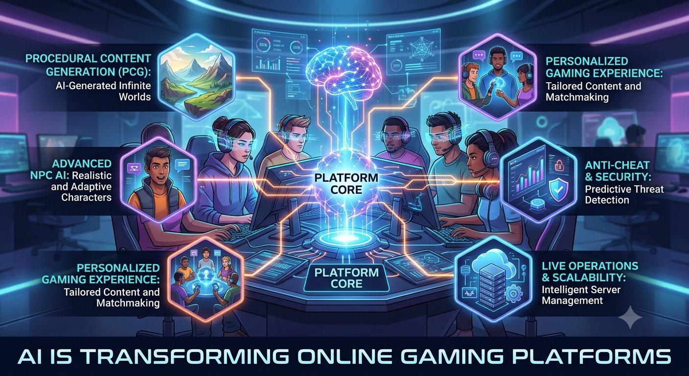 How AI Is Transforming Online Gaming Platform Solutions