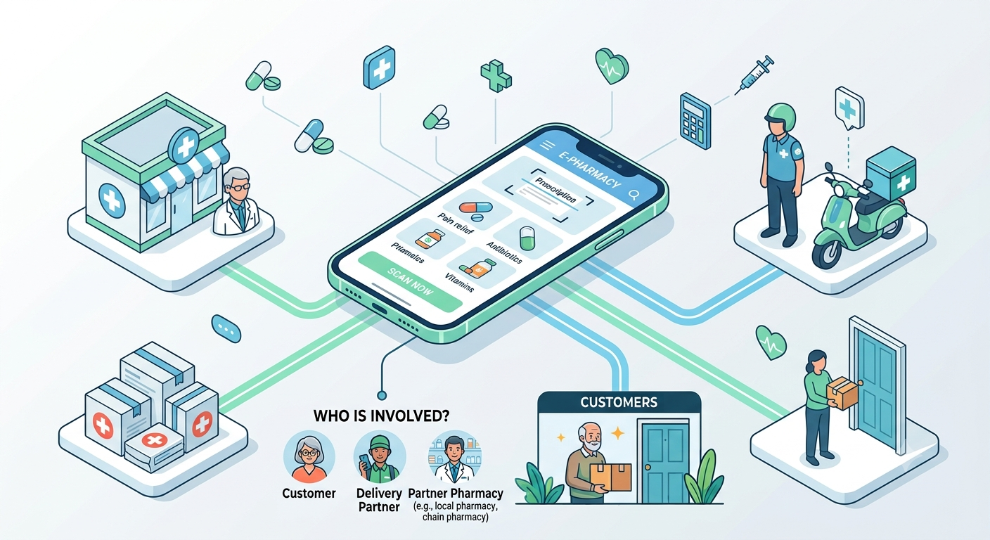 Pharmacy Delivery App Business Model Explained for Beginners