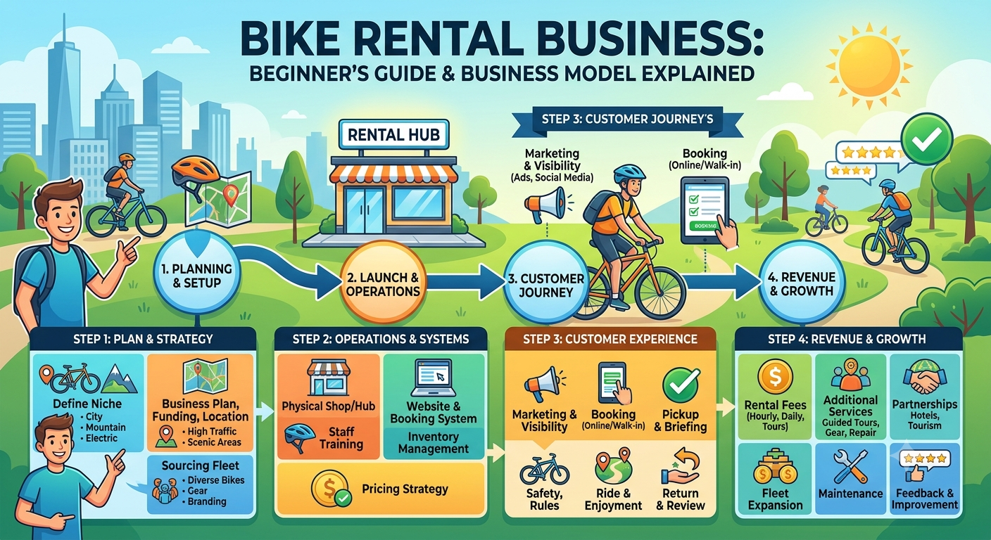 Bike Rental Business Business Model Explained for Beginners