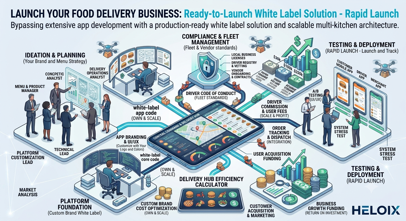 How Much Does It Cost to Build a Food Delivery Business in 2026