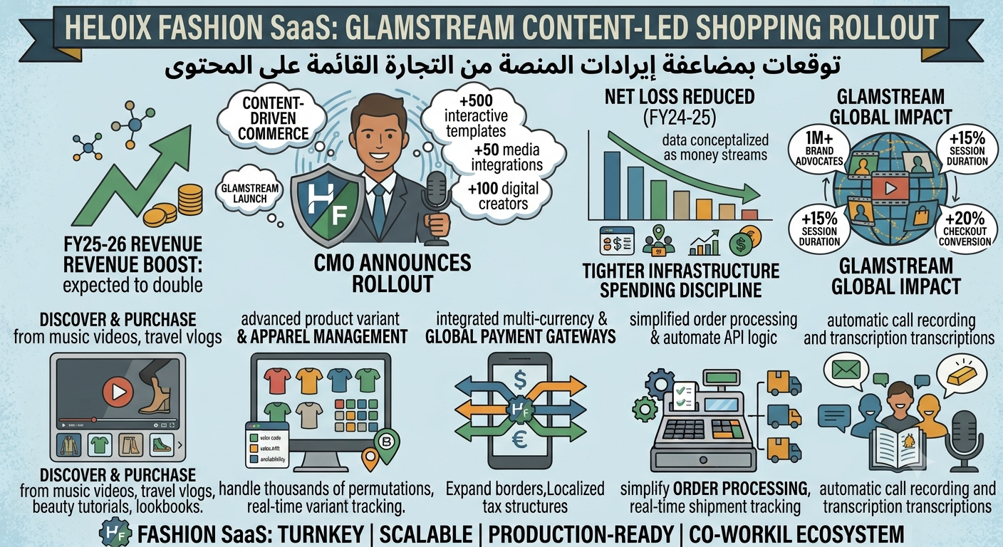 Heloix hits gas on content-to-commerce with Glamstream rollout