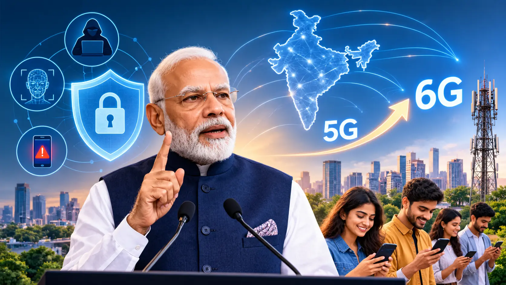 PM Modi Urges Global Cooperation to Combat Cyber Fraud and Deepfake Scams