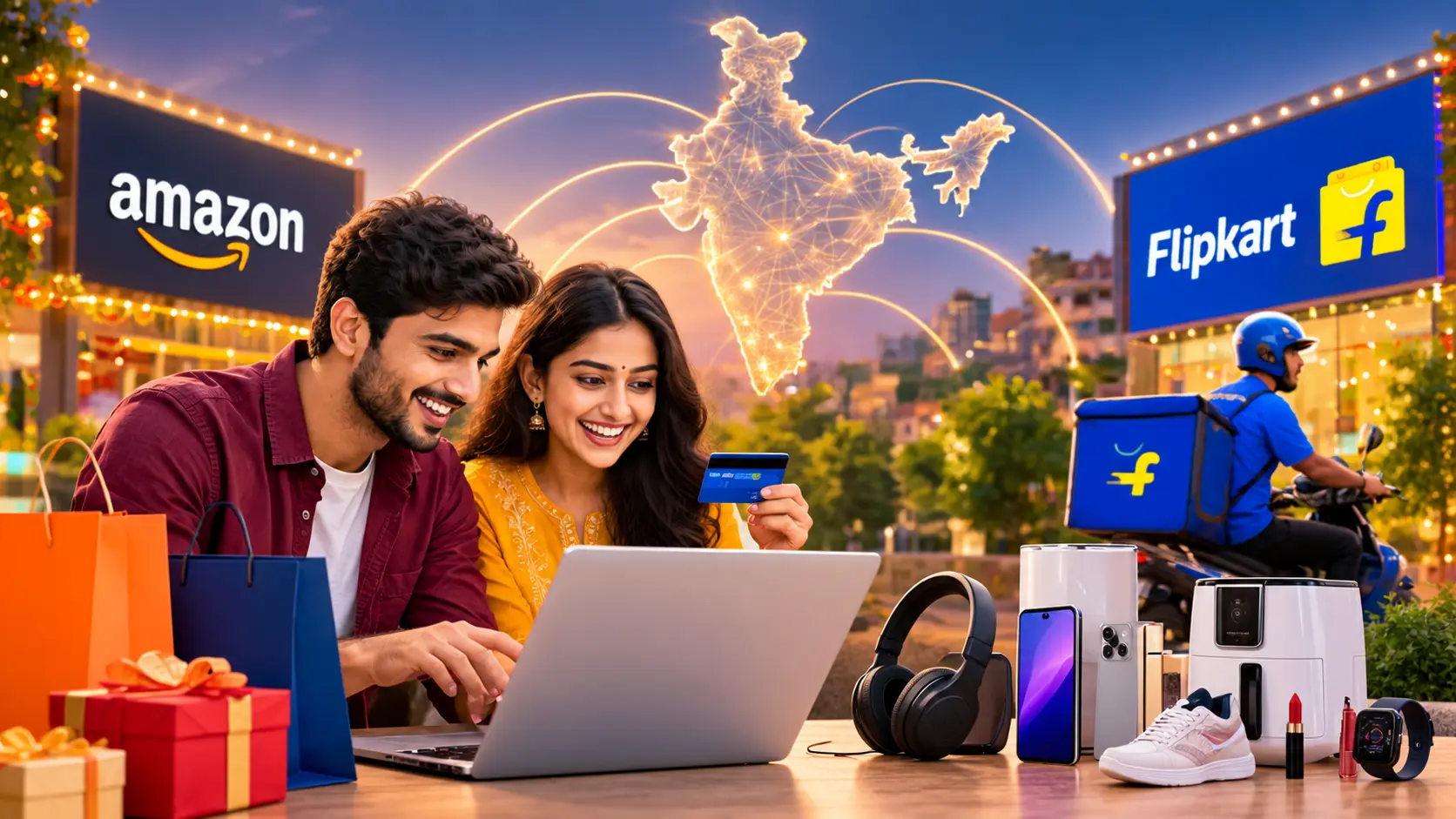 Amazon and Flipkart Kick Off 2026 Festive Sales with Record Traffic and Rising Demand Beyond Major Cities