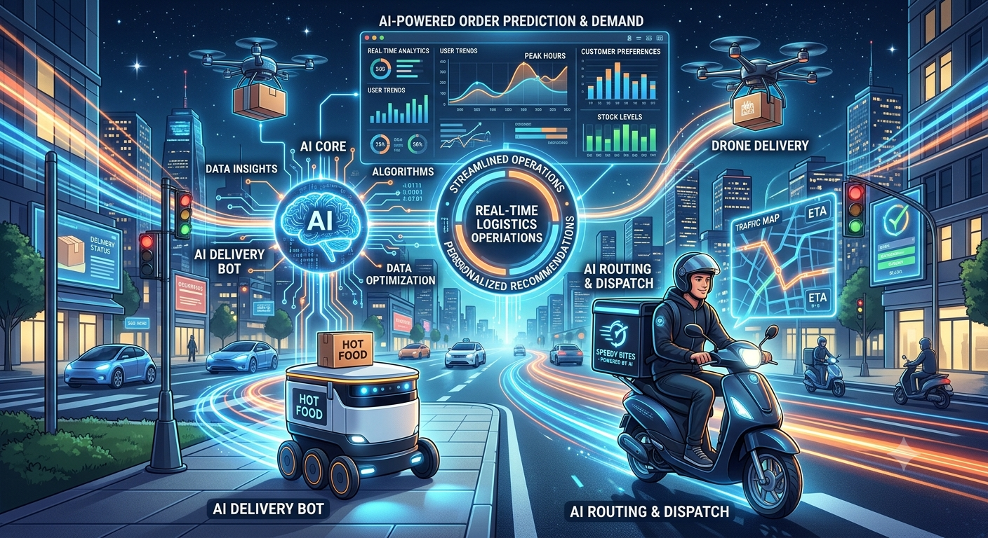 How AI Is Transforming Food Delivery Business Solutions