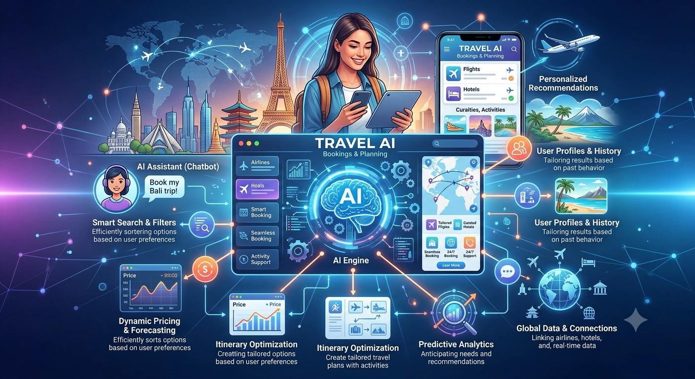 How AI Is Transforming Travel Booking Platform Solutions