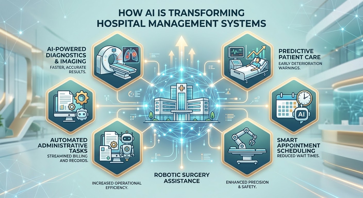 How AI Is Transforming Hospital Management System Solutions