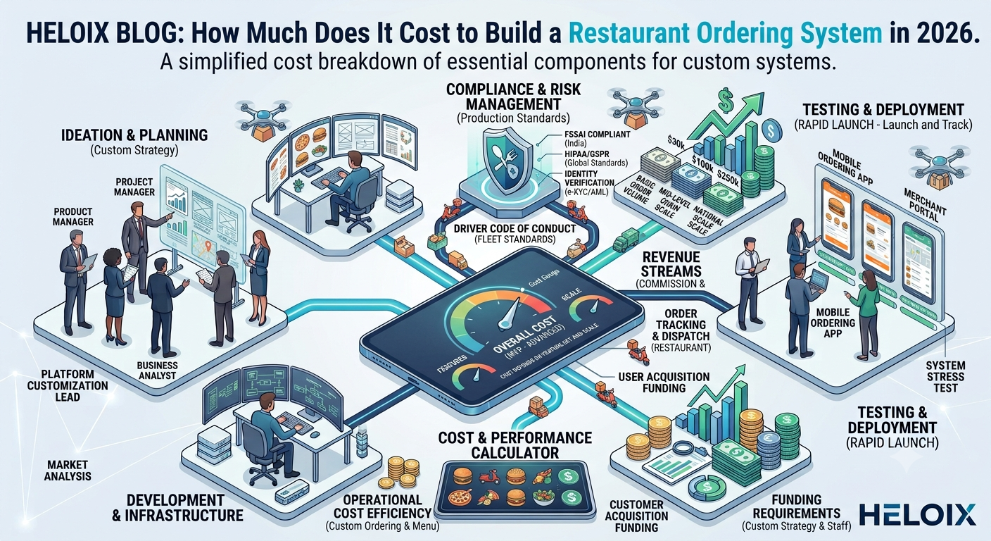 How Much Does It Cost to Build a Restaurant Ordering System in 2026