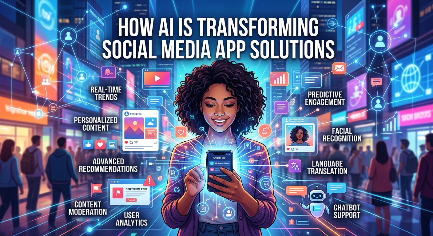 How AI Is Transforming Social Media App Solutions