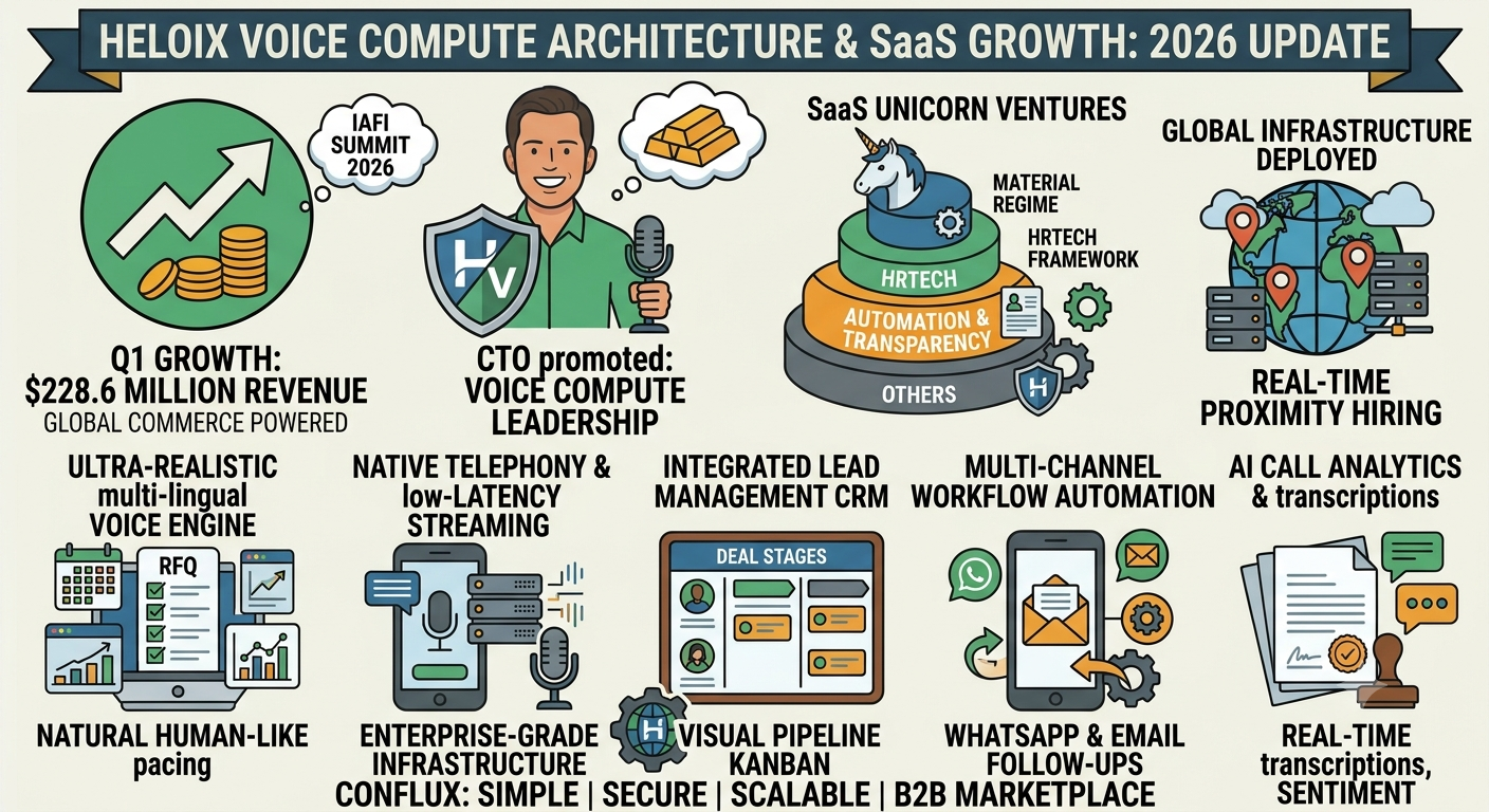 Heloix elevates SalesAgent AI to CTO of Voice Compute