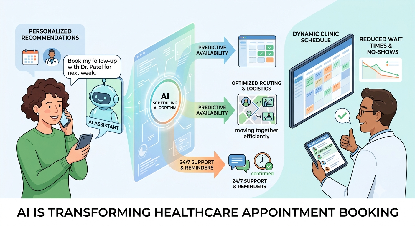 How AI Is Transforming Healthcare Appointment Booking System Solutions