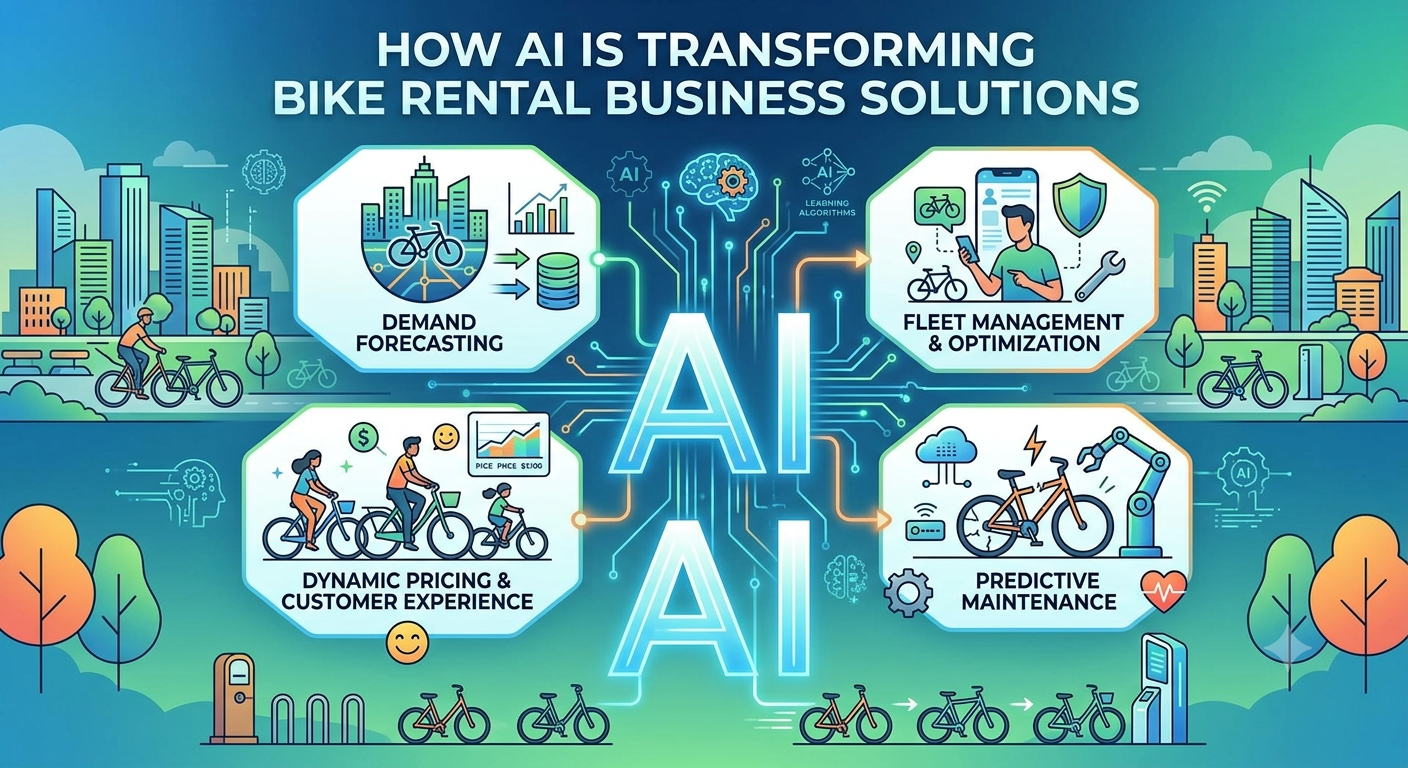How AI Is Transforming Bike Rental Business Solutions