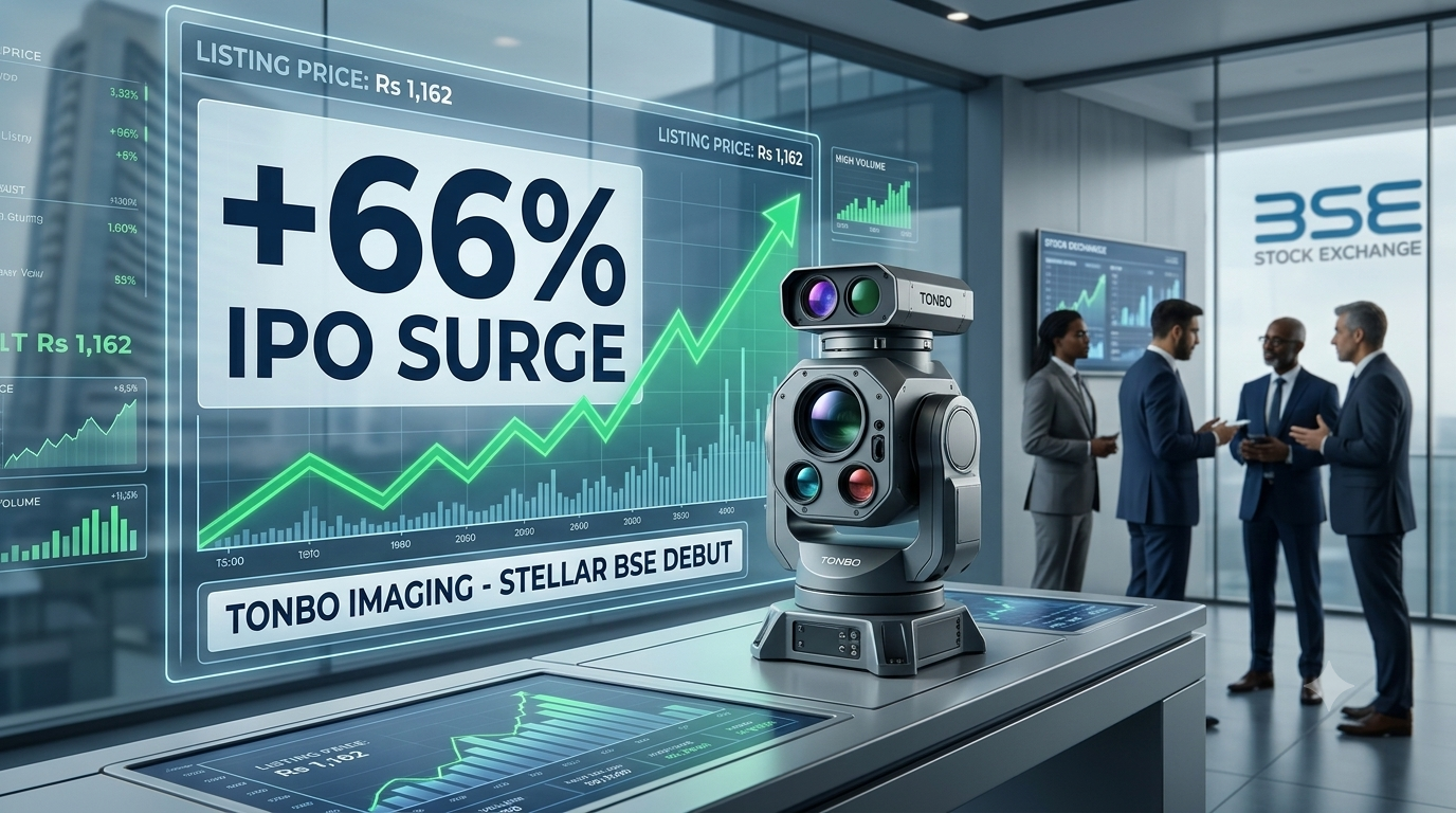 Tonbo Imaging Makes a Stellar Market Debut with a 66% Surge on the BSE