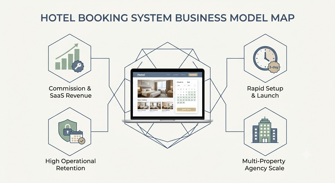 Hotel Booking System Business Model Explained for Beginners