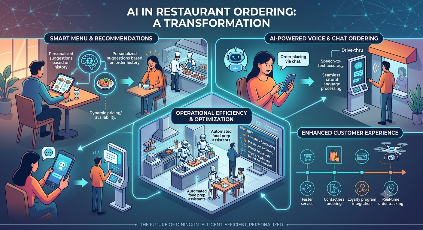 How AI Is Transforming Restaurant Ordering System Solutions